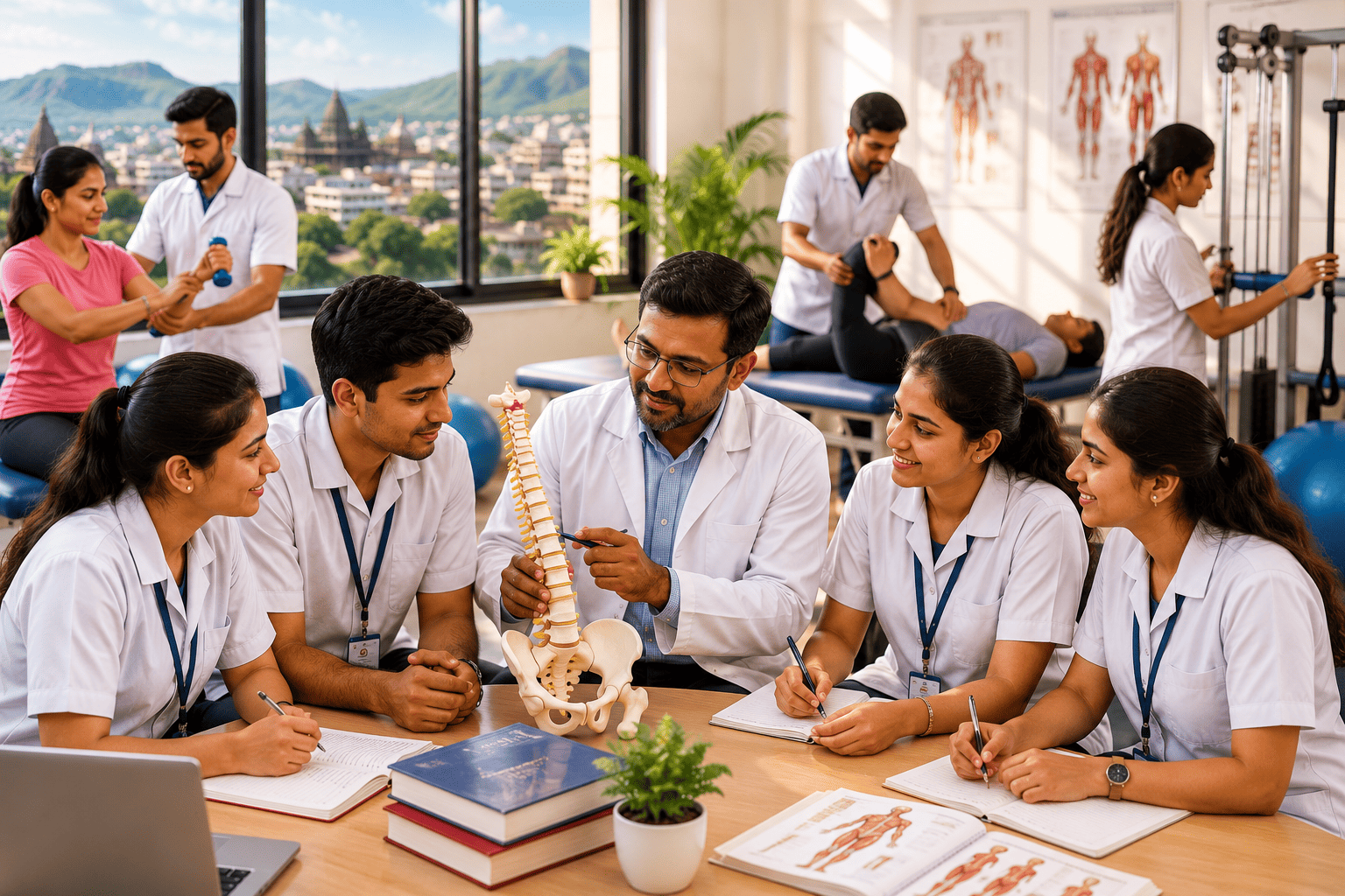 BPT student staying motivated during the physiotherapy education journey